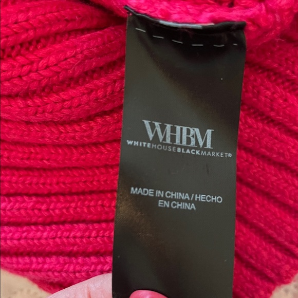 White House Black Market Puffy Sleeve Knit Sweater - Picture 8 of 10